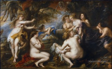 Diana et Callisto Peter Paul Rubens Nu Peinture à l'huile